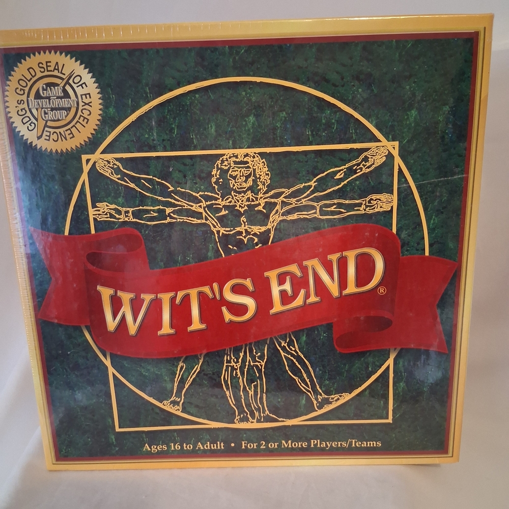 "WIT'S END" Trivia Challenging Board Game NEW & SEALED! 16yrs-Adults 2016